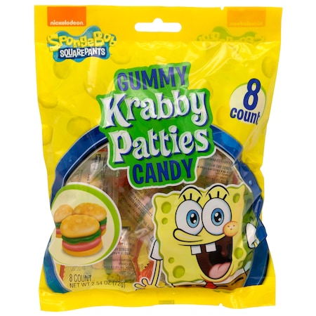 Frankford Candy Krabby Patty Regular Bag 2.54 oz., PK12 10325